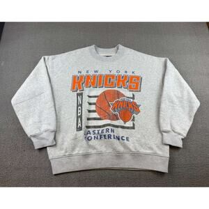 Abercrombie & Fitch Women's XS New York Knicks Crewneck Sweatshirt Pull Over